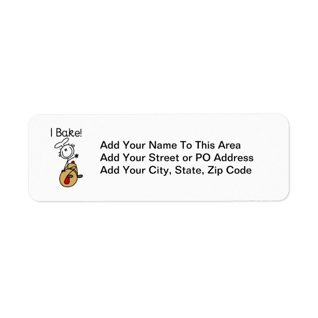 I Bake Label (Front)