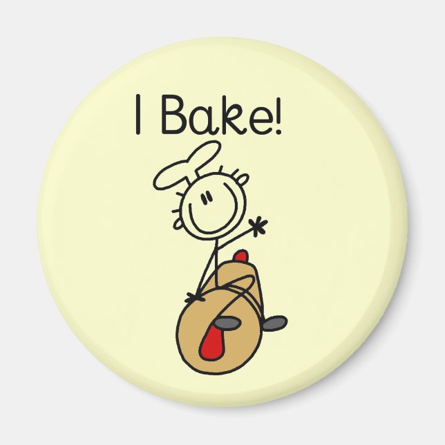 I Bake Magnet (Front)