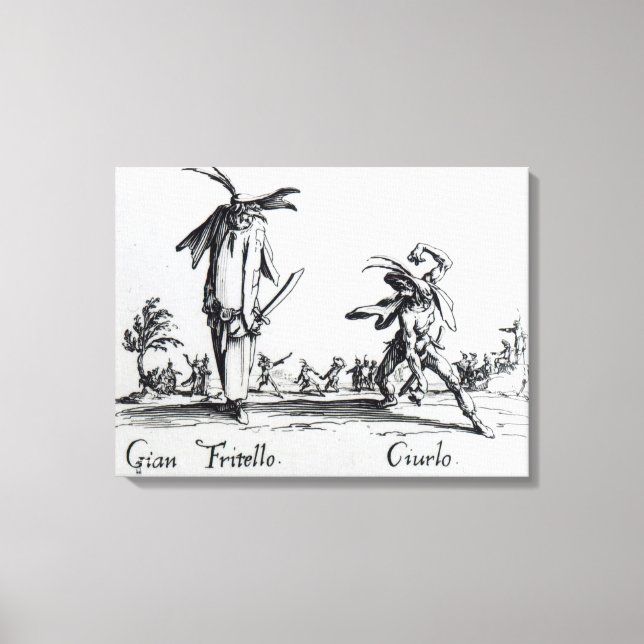 I Balli de Spessanei, or Le Grande Chasse Canvas Print (Front)