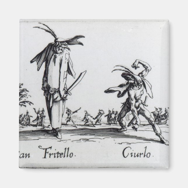 I Balli de Spessanei, or Le Grande Chasse Magnet (Front)