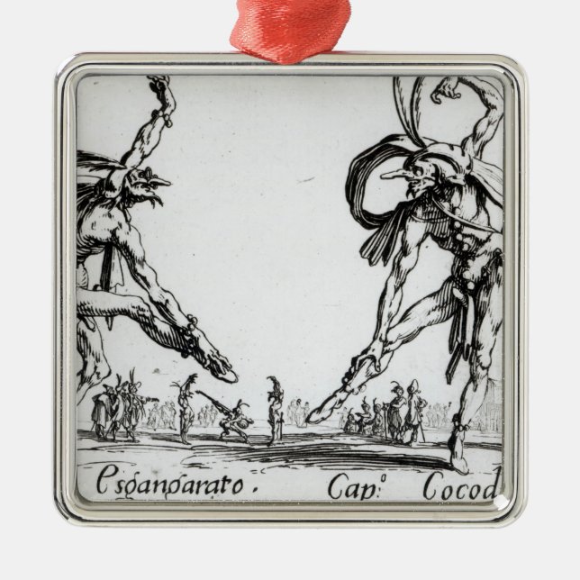 I Balli de Spessanei, or Le Grande Chasse Metal Ornament (Front)