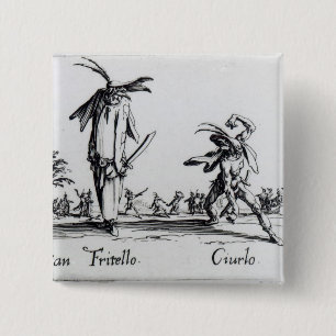 I Balli de Spessanei, or Le Grande Chasse Pinback Button