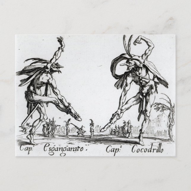 I Balli de Spessanei, or Le Grande Chasse Postcard (Front)