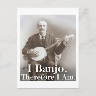 I Banjo Postcard