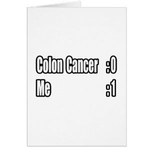 I Beat Colon Cancer (Scoreboard) Cards