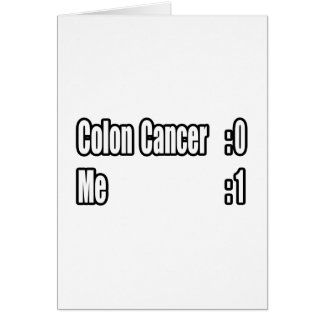 I Beat Colon Cancer (Scoreboard) Cards