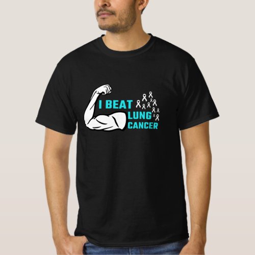 I Beat Lung Cancer Cancer Survivor T_Shirt