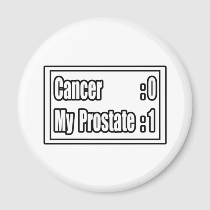 I Beat Prostate Cancer (Scoreboard) Refrigerator Magnet