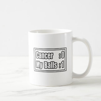 I Beat Testicular Cancer (Scoreboard) Coffee Mug