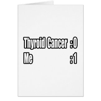 I Beat Thyroid Cancer (Scoreboard) Cards