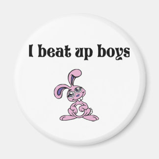 I beat up boys magnet