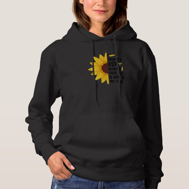 I Became A DSP Direct Support Professional Hoodie (Front)