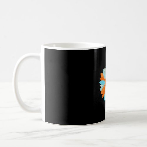 I Became A Hairstylist Cute Colorful Flower Hairdr Coffee Mug