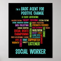 I Became A Social Social Worker Word Cloud