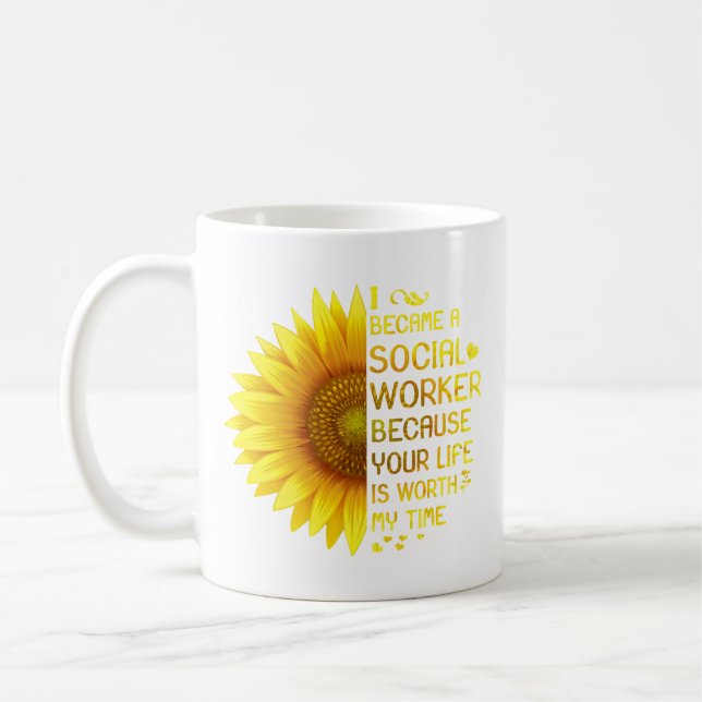 I Became A Social Worker Coffee Mug (Left)