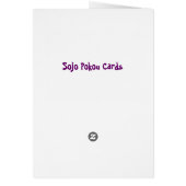 I Became Somebody Through Loving You Cards (Back)