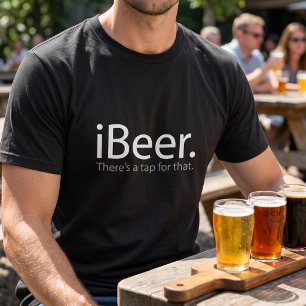 i Beer - Funny Tech Parody - Beer Drinking Humor T-Shirt