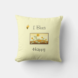 I Bees Happy American MoJo Pillows