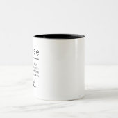 'i before e' Except, Grammar Lover Two-Tone Coffee Mug (Center)