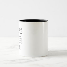 'i before e' Except, Grammar Lover Two-Tone Coffee Mug | Zazzle