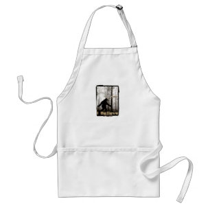 I Believe Bigfoot Lives Adult Apron