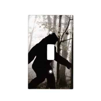I Believe Bigfoot Lives Light Switch Cover by PaintingPony at Zazzle