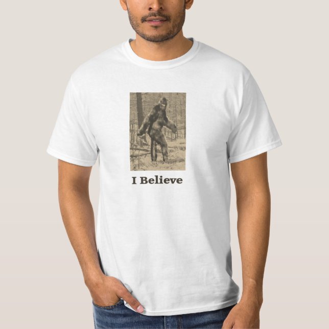 I Believe Bigfoot T-shirt (Front)