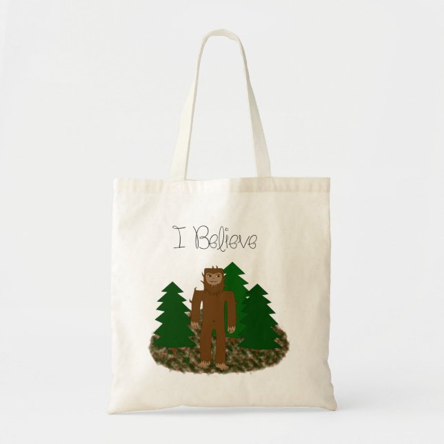 I Believe - Bigfoot Tote Bag (Front)