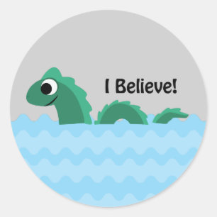 I Believe Champ the Lake Champlain Monster Classic Round Sticker