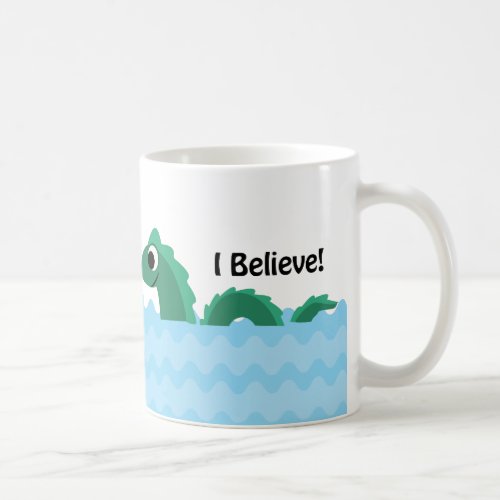 I Believe Champ the Lake Champlain Monster Coffee Mug