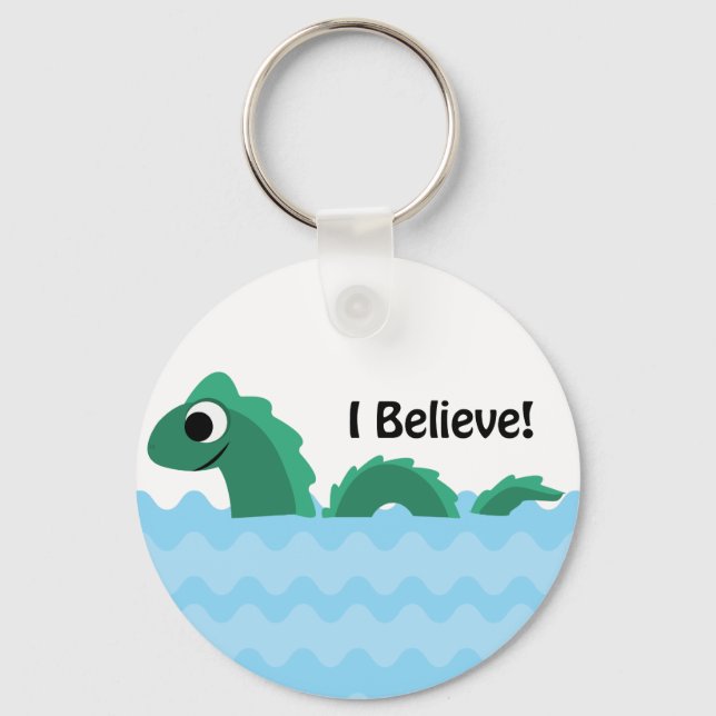 I Believe Champ the Lake Champlain Monster Keychain (Front)