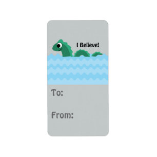 I Believe Champ the Lake Champlain Monster Label