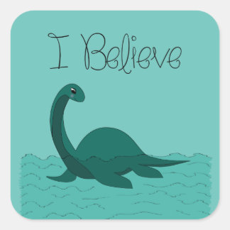I Believe - Change Color Square Sticker