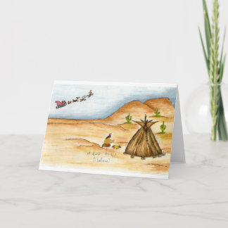 I believe Cherokee Christmas card watercolor