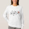 I Believe Christmas shirt Snowflakes & Santa cap