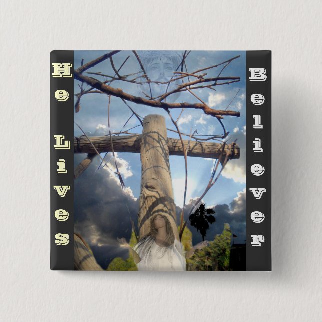 I Believe,He lives_ Button (Front)