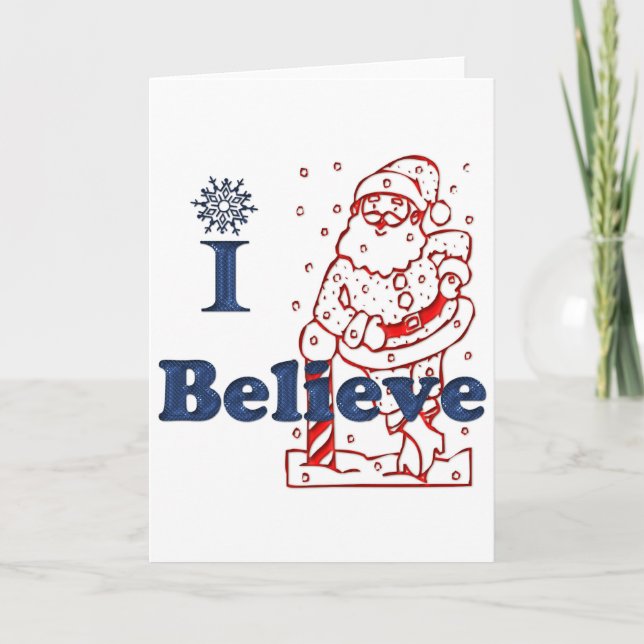 I Believe Holiday Card (Front)