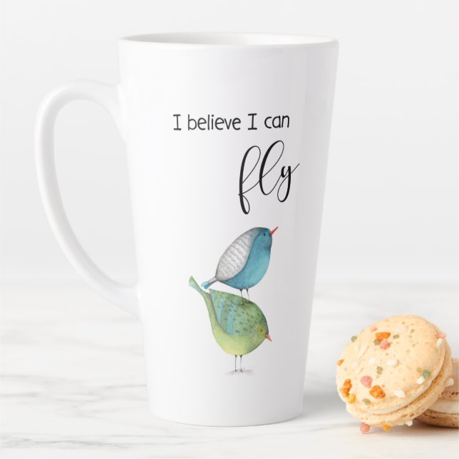 "I believe I can fly" mug design (In Situ)