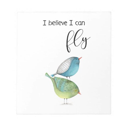 I believe I can fly notepad