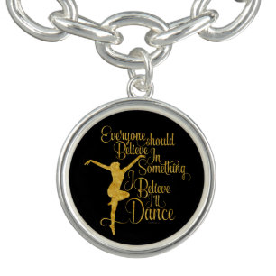 I Believe I’ll Dance Charm Bracelet