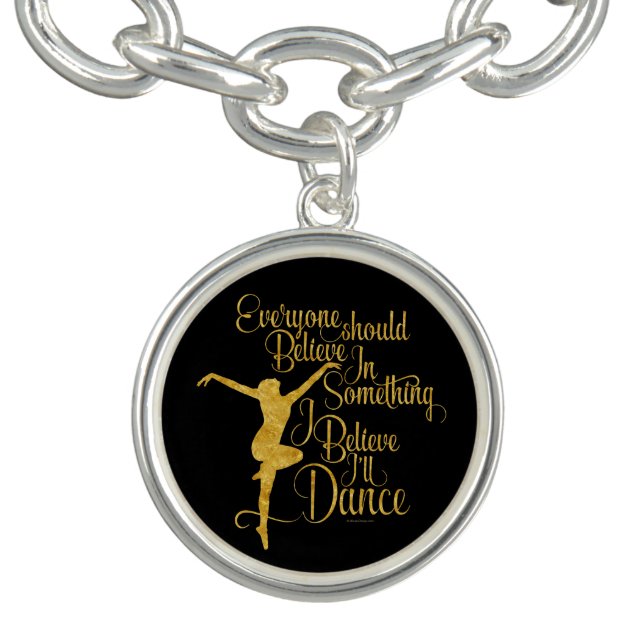 I Believe I’ll Dance Charm Bracelet (Design)