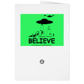 I believe in aliens (Back)
