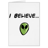 I Believe in Aliens (Front)