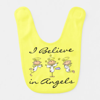 I Believe in Angels Bib