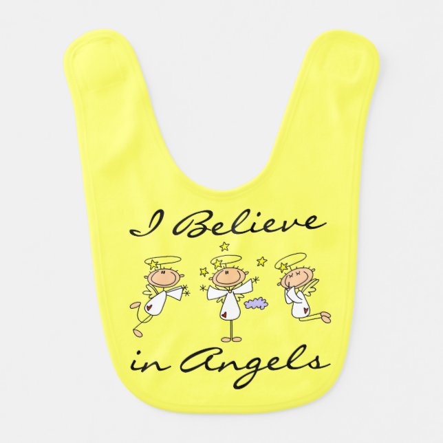 I Believe in Angels Bib (Front)