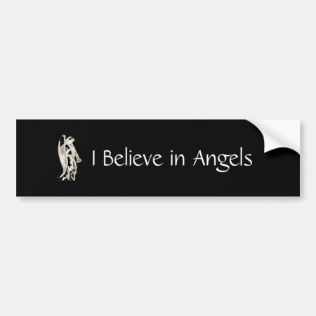 I Believe In Angels Bumper Sticker