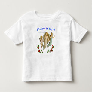 I believe in angels clothing toddler t-shirt
