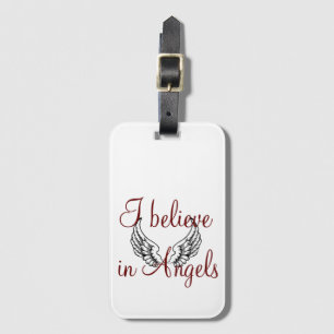 I Believe in Angels Luggage Tag