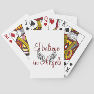 I Believe in Angels Poker Cards