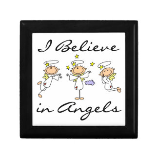 I Believe in Angels T-shirts and Gifts Keepsake Box